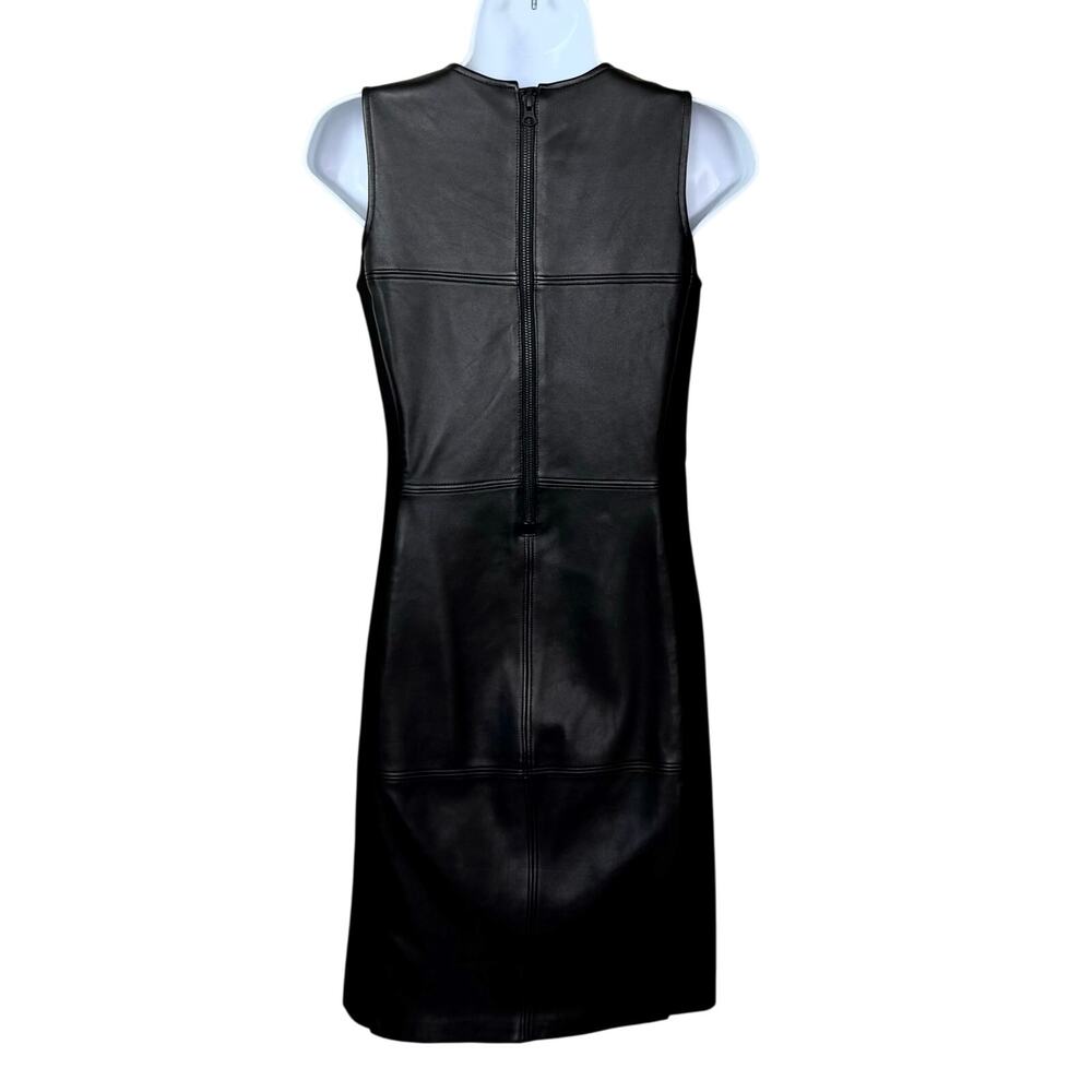 Mackage Paloma Sleeveless Leather Dress Black XS - Picture 4 of 13